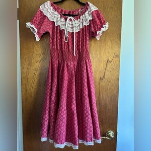 Vintage prairie style dress